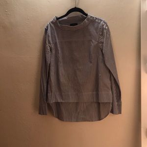 J Crew Sear Sucker Blouse